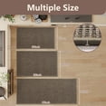 thumbnail image 7 of VUNATE Kitchen Rugs 17"x30" Woven Non Slip Kitchen Mat, Absorbent Washable Kitchen Rug with Durable Backing, Soft Low Profile Floor Mat for Kitchen Sink, Entryway, Laundry Room Brown, 7 of 7