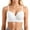 White, variant on Lixiuxyad Big Bras Women's Comfortable And Transparent Shoulder Strap Cordless Backless Spongeless With Convertible Shoulder Straps