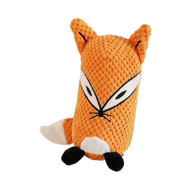 Animal de Peluche perro Juguete Squeaker para masticadores Naranja Yuyangstore Juguetes interactivos para masticar