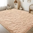 thumbnail image 4 of Alfombra ISEAU Fluffy Shaggy Area 91 x 152 cm, color camel, 4 of 9