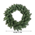 thumbnail image 2 of Christmas Wreath Artificial Pine Greenery Wreath 18 Inch Large - Christmas Decorations Wreath for Front Door Outdoor Evergreen Holiday Xmas Wreath Christmas Door Wreath, 2 of 8