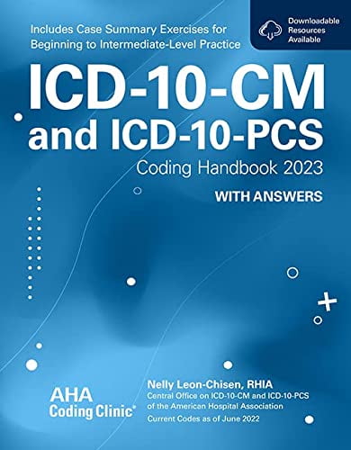 Icd 10 Cm And Icd 10 Pcs Coding Handbook With Answers 2023 9781556484728 Paperback 1 6580