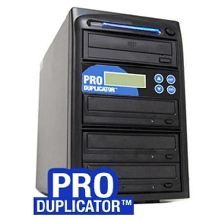 Produplicator A4DVDS24X320G 1-4 Target SATA 24x CD DVD External Burner Duplicator Plus 500GB HDD USB 2.0 Connection