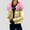 Yellow, variant on Olyvenn Women Winter Warm Thicken Puffer Down Jacket Thick Slim Flash Coat Down Outdoor Faux Fur Collar Hood Parka Short Slim Jacket Brown L