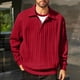 thumbnail image 1 of pstuiky Camisas de manga larga de invierno para hombre, Sudadera con capucha de dos piezas con solapa y manga larga con bloques de color para hombre camisetas de hombre xl, 1 of 9