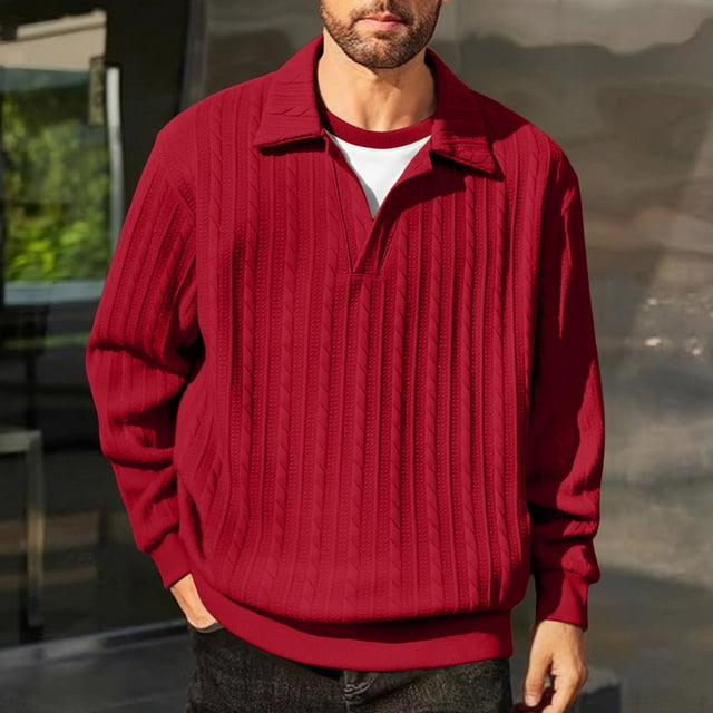 pstuiky Camisas de manga larga de invierno para hombre, Sudadera con capucha de dos piezas con solapa y manga larga con bloques de color para hombre camisetas de hombre xl
