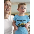 thumbnail image 7 of Big Brother Tractor Tstars Toddler's Shirt - Perfect for Pregnancy Announcements - Exciting Sibling Reveal - Boys Themed Tee - Fun Gift for New Big Brother - 12M California Blue, 7 of 7