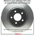 thumbnail image 3 of Detroit Axle - Front Disc Brake Rotors for 2013-2020 Ford Fusion 2013-2016 Lincoln MKZ: 11.81" Front Rotors, 3 of 7