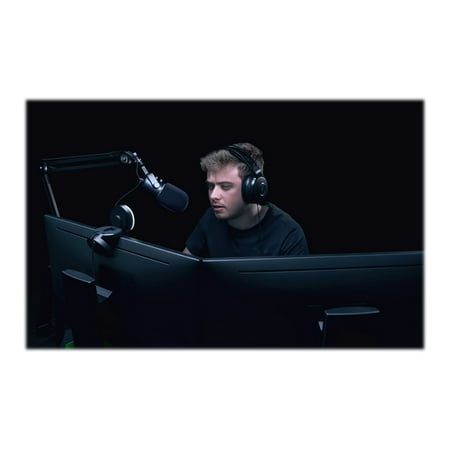 Razer Seiren Elite: Single Dynamic Capsule - Built-In High-Pass Filter - Digital/Analog Limiter - Professional Grade Streaming Microphone