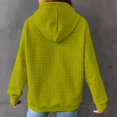 thumbnail image 7 of Clothing! Yajing Pullover Hoodies Hoodies for Women Hoodies for Women Fall Fashion 2025 Trendy Knit Drawstring Pullover Sweatshirts Casual Loose Fit Cute Clothes L Gold, 7 of 7