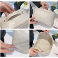 thumbnail image 2 of Bolsas de cosméticos de gran capacidad, caja de maquillaje de moda para mujer, neceser de baño (blanco) Ehuebsd Cuidado Belleza, 2 of 9