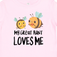 thumbnail image 4 of Inktastic Bees My Great Aunt Loves Me Boys or Girls Baby T-Shirt, 4 of 5