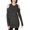 thumbnail image 1 of INC suéter de punto con hombros descubiertos para mujer, gris, mediano, 1 of 2