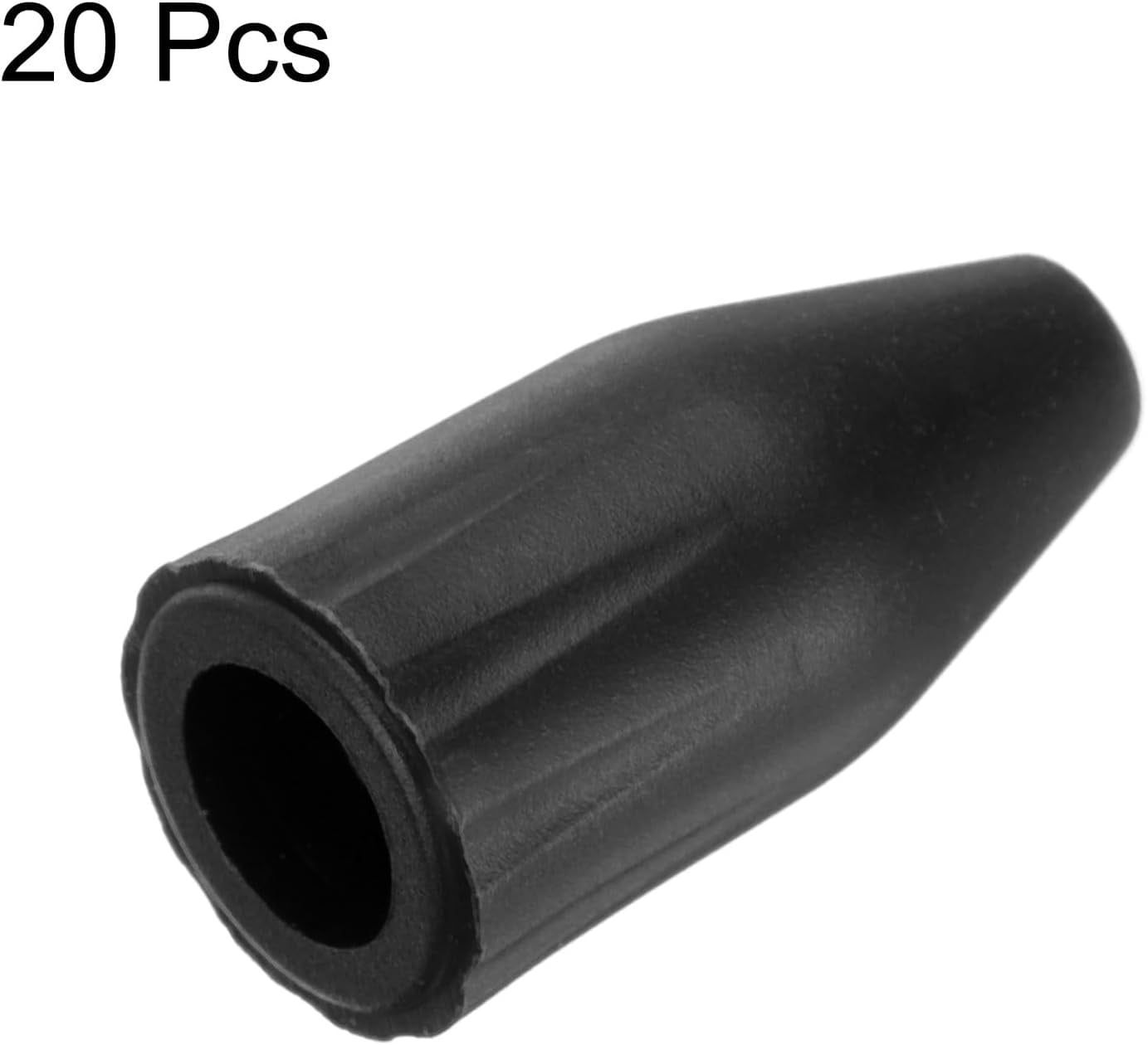 MKEUDQ-20 Pcs Air Nozzle Tip 6mm Rubber Blow Gun Tip for Air Blow Guns Tool Parts & Accessories, Black