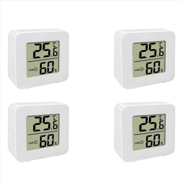 4X Mini Termómetro Interior LCD Digital Temperatura Higrómetro Medidor Sensor Medidor de Humedad Hogar