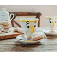 thumbnail image 4 of Disney Beauty and the Beast Mrs. Potts Teapot Set With 2 Chip Cups and Saucers, 4 of 8
