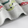 thumbnail image 5 of Tiijoy Toddler Boys Sweatshirt Car Pattern Crew Neck Comfy Pullover, Sizes 3-4T, 5 of 8