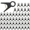 thumbnail image 2 of 50 Pcs Clips de Fixation Réutilisables pour Support de Plantes Grimpantes de Jardin Extérieur pour Tomate Vigne 18mm Noir, 2 of 9