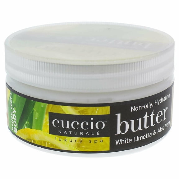 Cuccio Butter Blend White Limetta and Aloe Vera 8 Ounce
