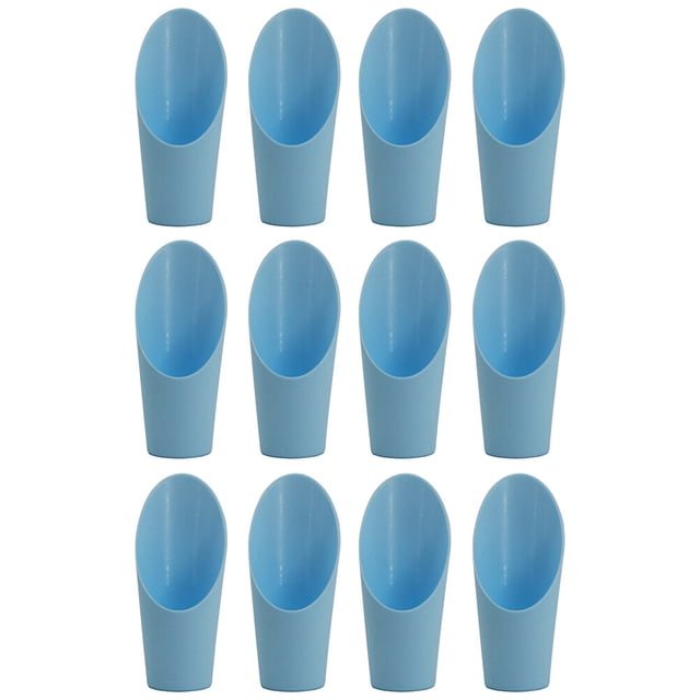 TEHAUX 12Pcs Garden Scoop Plastic Random Color for Flower Planting