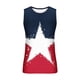 thumbnail image 4 of Hombres Moda Casual Impresión Suéter Cuello Redondo Deportes sin Mangas Tanque, 4 of 4
