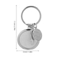 thumbnail image 2 of CRAFTHROU 2Ud Llaveros De Fútbol Resistentes En Metal Para Regalos En Fiestas Deportivas Y Eventos, 2 of 8