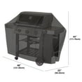thumbnail image 5 of Modern Leisure Chalet 48 in. Outdoor Patio Grill Cover, 48"L x 23"W x 44"H, Black, 5 of 8