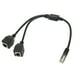thumbnail image 3 of Cable divisor Ethernet RJ45 de transmisión rápida estable - 1 puerto macho a 2 puertos hembra, 3 of 10