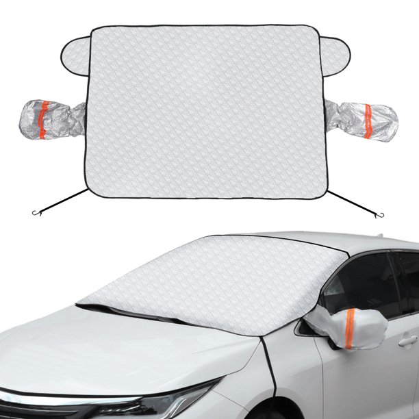 Cubierta de automóvil Unique Bargains para parabrisas delantero para Sedán/Hatchback Pequeño de película de aluminio 57.9 pulgadas