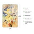 thumbnail image 2 of La Pantomime - Vintage Theater Poster by Jules Chéret c.1891 - 8 x 12 inch Vintage Metal Tin Sign, 2 of 4