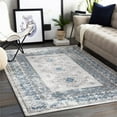 thumbnail image 2 of Monte Carlo MNC-2324 6'7" x 9' Rug Sky Blue/Charcoal/Light Gray/White, 2 of 5