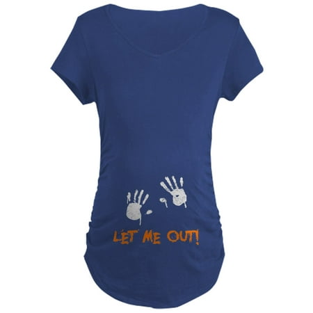 

CafePress - Let Me Out Maternity Dark T Shirt - Maternity Dark T-Shirt