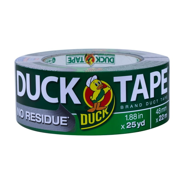 Duck Brand No Residue Duct Tape Silver 188 In X 25 Yd Walmart