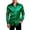 Green, variant on Men's Silk Satin Dress Shirts Shiny Long Sleeve Button Down Shirts for Casual Business Disco Prom Party Wedding(Red, L)