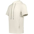 thumbnail image 2 of Holloway B23764248 Eco Revive Ventura Soft Knit Short Sleeve Hoodie, Birch - 3XL, 2 of 2