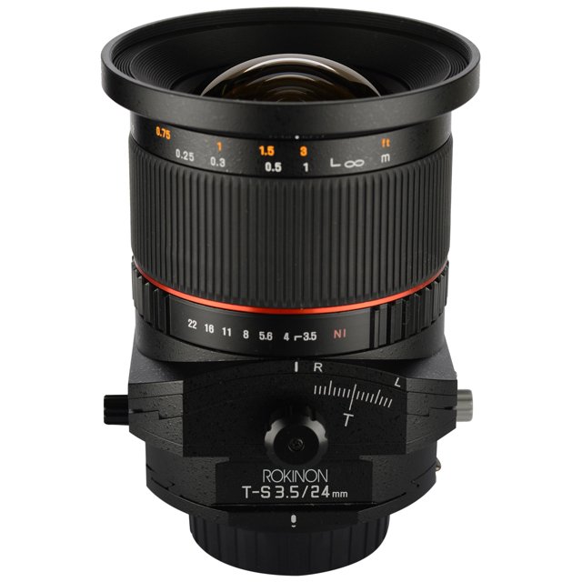Rokinon Lente de Cambio de Inclinación de Fotograma Completo 24 Mm F3.5