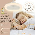 thumbnail image 4 of Enclosed Ceiling Fans with Lights and Remote, 10 Inch Mini Bladeless Ceiling Fan with Light, Family Summer Gift, for Kitchen,Bathroom,Garage,Pantry,Tool Room,Store Room,Closet,Laundry Room (Grey), 4 of 7
