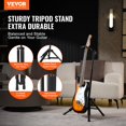 thumbnail image 3 of STAWAY Adjustable Tripod Guitar Stand - Foldable, Durable, Universal Support for Acoustic & Electric Guitars, No Assembly Required, Perfect for Musicians, 3 of 9