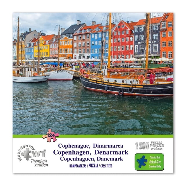 Rompecabezas Wuundentoy Copenhague Dinamarca Premium Edition 1500 Piezas
