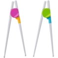 thumbnail image 4 of Palillos de entrenamiento, juego de ayuda de palillos de aprendizaje para niños, diestros o zurdos, para niños, adultos, principiantes, 4 of 4