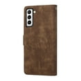 thumbnail image 3 of Wallet Case for Samsung Galaxy S22 Plus with Card Slots Kickstand Wrist Strap Phone Cover, PU Leather Soft TPU Shockproof Magnetic Clasp Flip Folio Case for Samsung Galaxy S22 Plus 6.6 Inch,Brown, 3 of 9