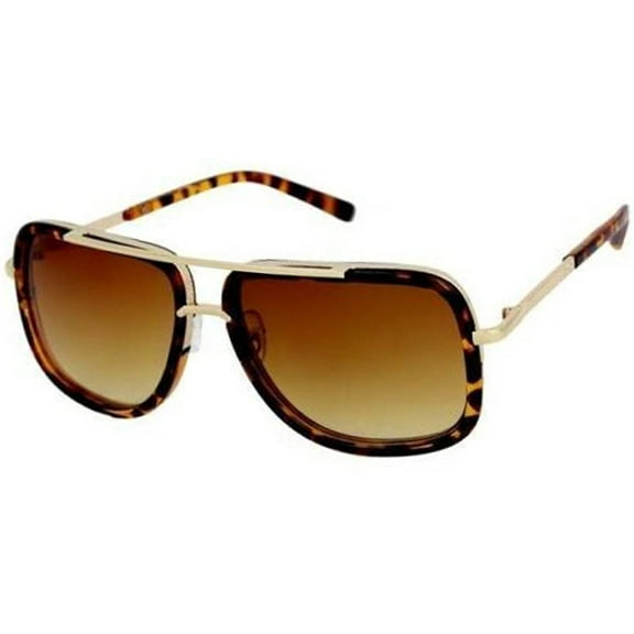 Flat Top Aviator Retro Celebrity Style Classic Square Frame Sunglasses