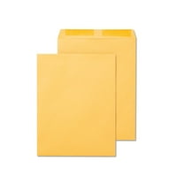 Staples Gummed Kraft Catalog Envelopes 12" x 15.5" Brown 100/Box (SPL534784)