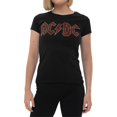 thumbnail image 1 of AC/DC - Camiseta Adornado para Mujer (Negro), 1 of 3