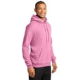thumbnail image 4 of Port & Company Core Fleece Pullover Hooded Sweatshirt-L (Candy Pink), 4 of 6