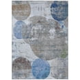 thumbnail image 2 of Addison Rugs Chantille Indoor/Outdoor Transitional Circles Blue Machine Washable Rectangle Rug, 10' x 14', 2 of 8