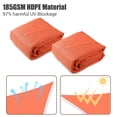 thumbnail image 3 of Yescom 2 Pack 19x13 Ft 97% UV Block Rectangle Sun Shade Sail Canopy Outdoor Patio Pool, 3 of 10
