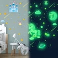 thumbnail image 4 of Adhesivos de pared Robmoda, diseño de unicornio que brilla en la oscuridad, 206 unidades, para niños, 4 of 9