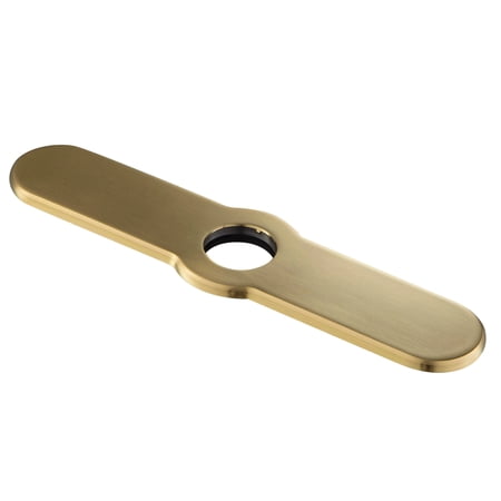 UPC: 0846639065290 | 10-inch Deck Plate for Kitchen Faucet in Brushed Brass