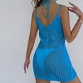 thumbnail image 6 of ShomPort Beach Coverups for Women Summer Crochet Swim Suit Bikini Cover up Mini Sun Dresses, 6 of 7